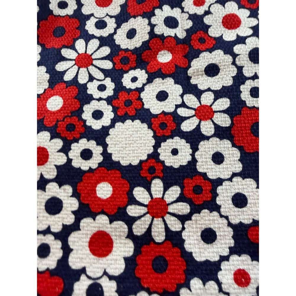 Trina Turk Womens Floral V-Neck Sleeveless Top Red White Navy Blue Size 12‎ NEW - Picture 11 of 12